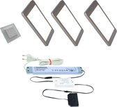 Kastverlichting | L&S IP Emotion | set van 3 | met wanddimmer