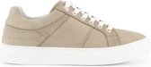 NoGRZ J.Herrera - Leren Dames sneakers - Veterschoenen - Grijs Leer - Maat 39