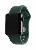 Geschikt Voor Smart Watch Sport Band -  Pine Needle Green - 42mm En 44mm - SM - Geschikt Voor Smart Watches - Maat: 42 en 44