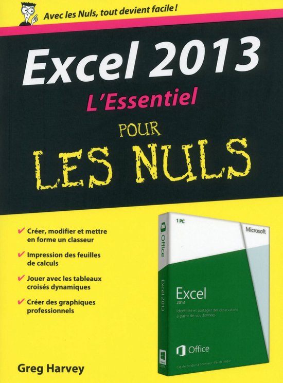 Excel 2013 Essentiel pour les Nuls - cover