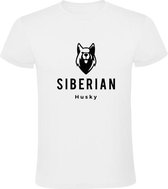 Siberian husky Heren t-shirt | hond | dierendag | Siberie | Rusland | grappig | cadeau | Wit