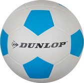 Dunlop Voetbal Maat 5 Rubber Wit/blauw