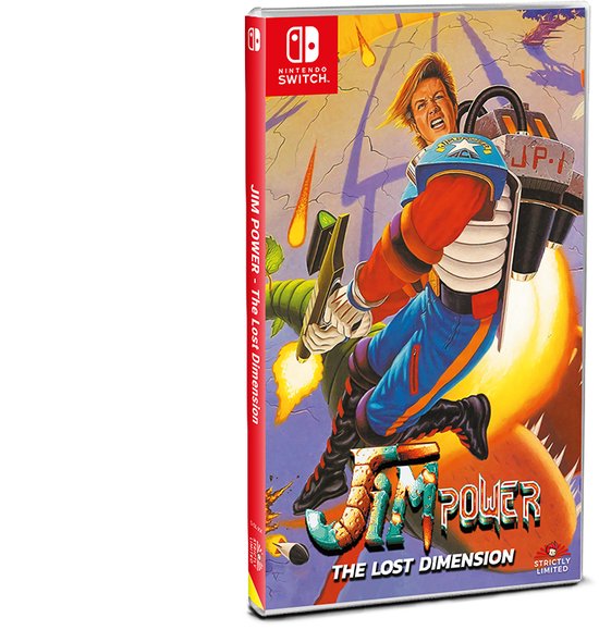 Jim Power : The Lost Dimension (2000EX) Nintendo Switch - NEUF Sous Blister - Édition UK + Carte Bonus