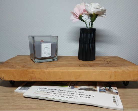 Vase à Fleurs - Klein Vase à Fleurs - Zwart - 10 x 6 cm - Vase Décoratif - Acryl
