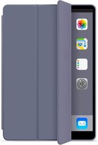 Mobiq - Flexibele Tri-folio hoes geschikt voor iPad 9.7 (2018/2017), geschikt voor iPad Air 2, geschikt voor iPad Air 1 - paars