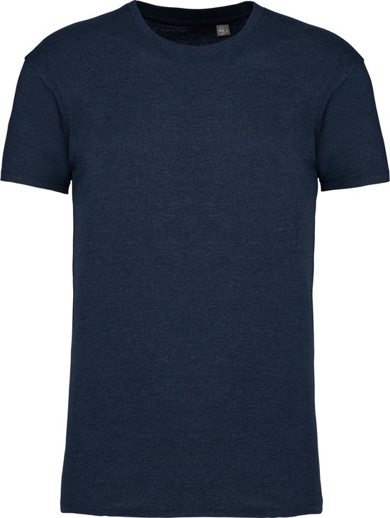 French Navy Heather T-shirt met ronde hals merk Kariban maat S | bol.com