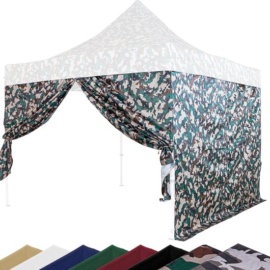 QUICK STAR | 2 Seitenteile mit PE Fenster 300x195cm für Rank Pavillon, 42,99