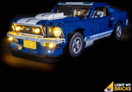 Verlichtingsset geschikt voor LEGO Ford Mustang GT #10265 Light Kit - Light My Bricks