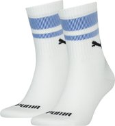 Puma Chaussettes Courtes Crew New Heritage 2-pack Wit / Blauw