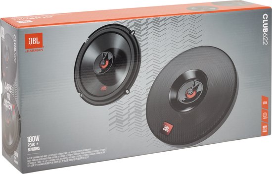 JBL Club 622 Autospeakers - 16.5cm 2-weg Coaxiaal - 180 Watt | bol