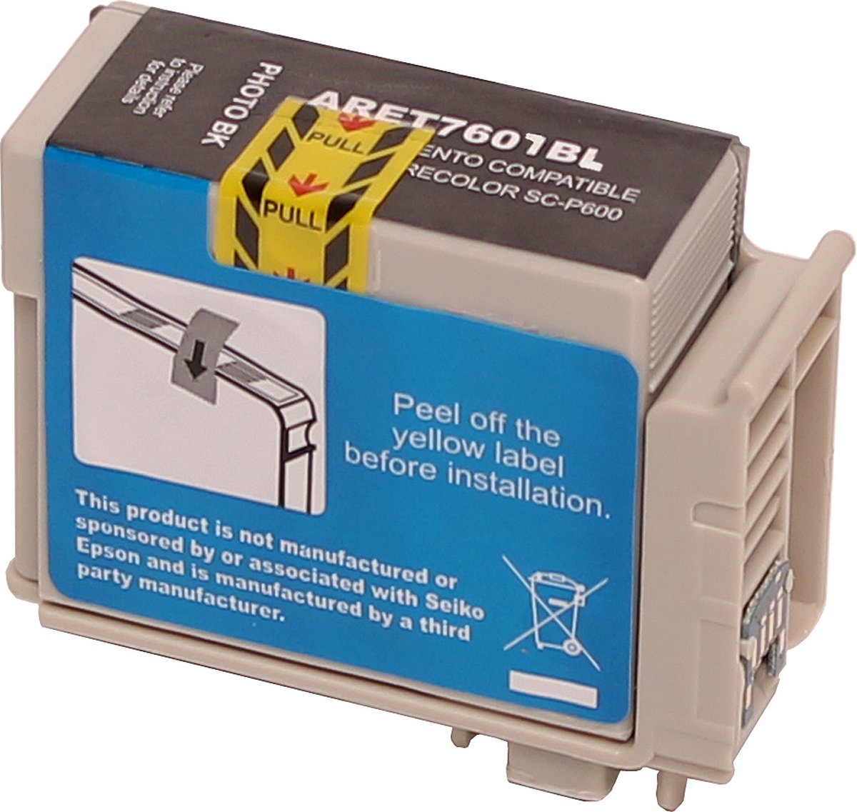 ABC huismerk inkt cartridge geschikt voor Epson T7607 light zwart voor Surecolor SC-P600