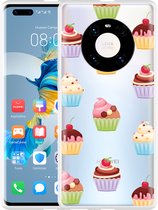 Huawei Mate 40 Pro Hoesje Cupcakes Designed by Cazy