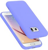 Cadorabo Hoesje geschikt voor Samsung Galaxy S6 in LIQUID LICHT PAARS - Beschermhoes gemaakt van flexibel TPU silicone Case Cover