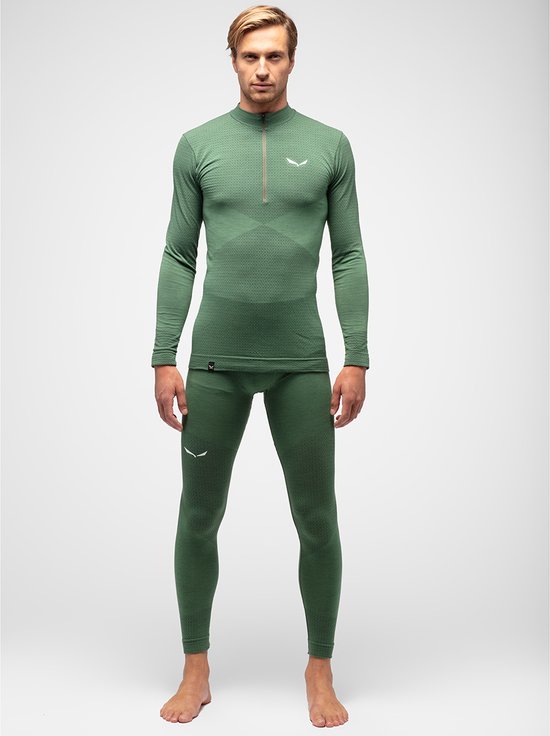 SALEWA Zebru Slip Boxer Baselayer In Lana Merino E Tencel – Intimo Tecnico Traspirante Per Alpinismo E Arrampicata, Made In Italy - copertina