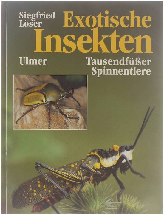 Exotische Insekten - Tausendfüsser Spinnentiere - cover