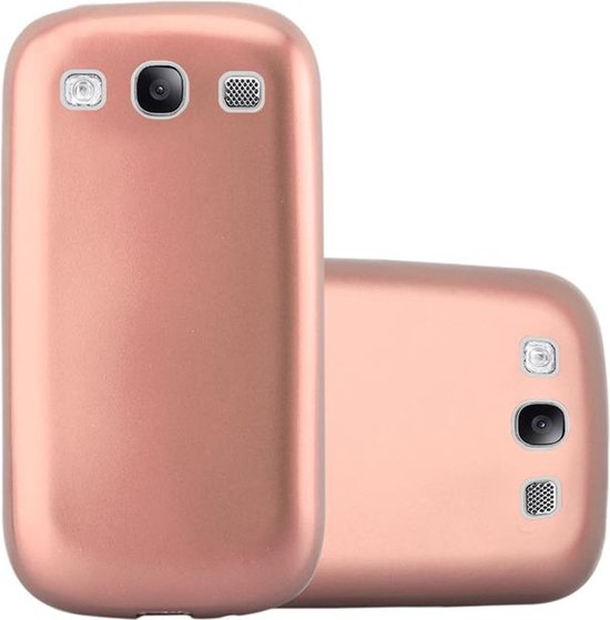 Coque Cadorabo pour Samsung Galaxy S3 / S3 NEO en OR ROSE MÉTALLISÉ - Housse de protection en silicone TPU flexible Case Cover