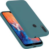 Cadorabo Hoesje voor Huawei Y7 2019 / Y7 PRIME 2019 in LIQUID GROEN - Beschermhoes gemaakt van flexibel TPU silicone Case Cover