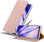 Cadorabo Hoesje geschikt voor Realme 8 4G / 8 PRO in CLASSY ROSE GOUD - Beschermhoes met magnetische sluiting, standfunctie en kaartvakje Book Case Cover Etui