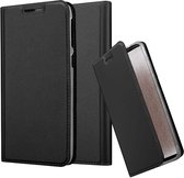 Cadorabo Hoesje voor HTC Desire 820 in CLASSY ZWART - Beschermhoes met magnetische sluiting, standfunctie en kaartvakje Book Case Cover Etui