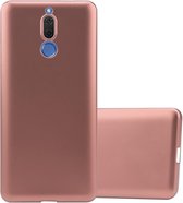 Cadorabo Hoesje voor Huawei MATE 10 LITE in METALLIC ROSE GOUD - Beschermhoes gemaakt van flexibel TPU silicone Case Cover