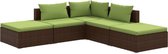 vidaXL-5-delige-Loungeset-met-kussens-poly-rattan-bruin