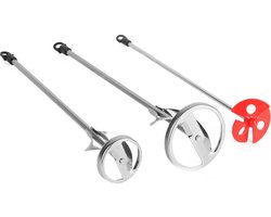 Benson Verfmixer set - 3 stuks - 60-85 mm diameter - metaal en kunststof - voor elektrische boormachines