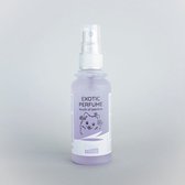 Hondenparfum Spray in 4 geuren - Greenfields - Alchoholvrije en PH Neutrale formule tegen onaangename geurtjes - 75 ml - Exotic