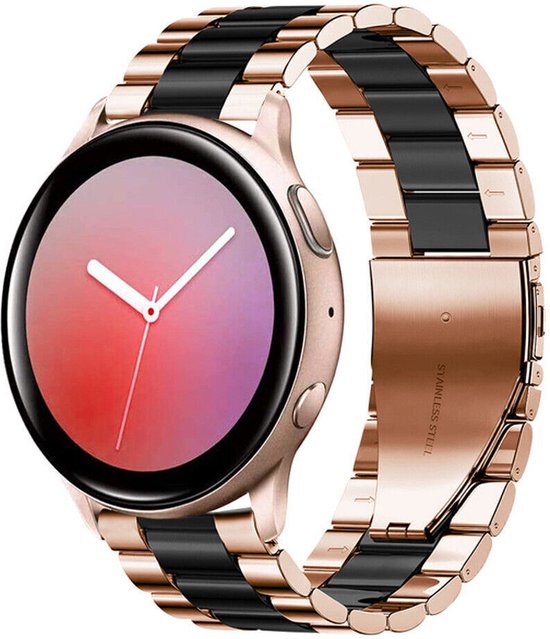 Bracelet de montre connectée Strap-it Steel Link - convient pour Samsung  Galaxy Watch... | bol