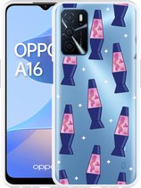 Oppo A16 / A16s Hoesje Lavalampen - Designed by Cazy