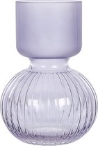 Beliani THETIDIO - Vase décoratif - Violet - Glas