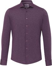 Pure - The Functional Shirt Aubergine - Heren - Maat 40 - Slim-fit