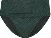 TC WOW omslag bikinibroekje jacquard zebra green voor Dames - Maat 36