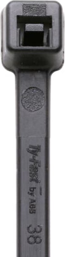 Ty-Rap Kabelbinder bundelbanden   141 x 3.6mm (100x) TY125-40X  zwart