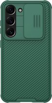 Telefoonhoesje geschikt voor Samsung Galaxy S23 - Nillkin CamShield Pro Case - Groen