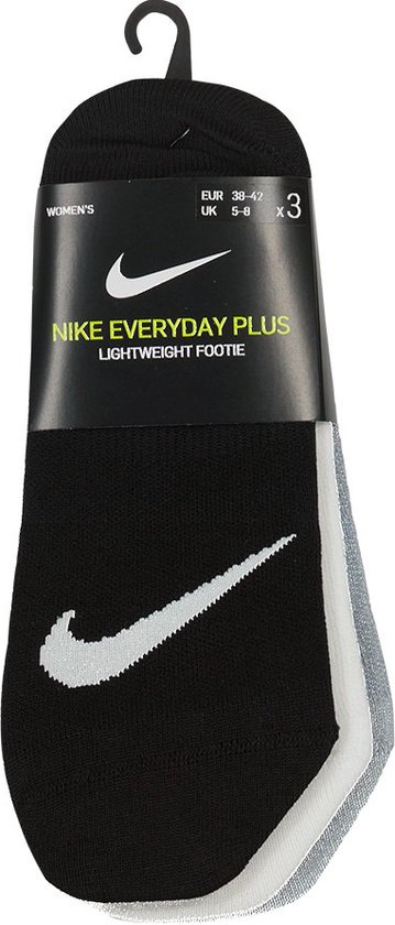 NIKE Everyday Plus Lightweight Footie 3 Paires Chaussettes Femme