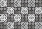 Fotobehang - Vlies Behang - Mozaïek - Patroon - Geometrisch - Ornament - 312 x 219 cm