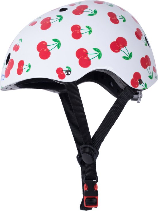 Casque Vélo Enfant Kiddimoto - Rouge - Taille M (53-58 Cm) - Pour VTT, Skate, Trottinette