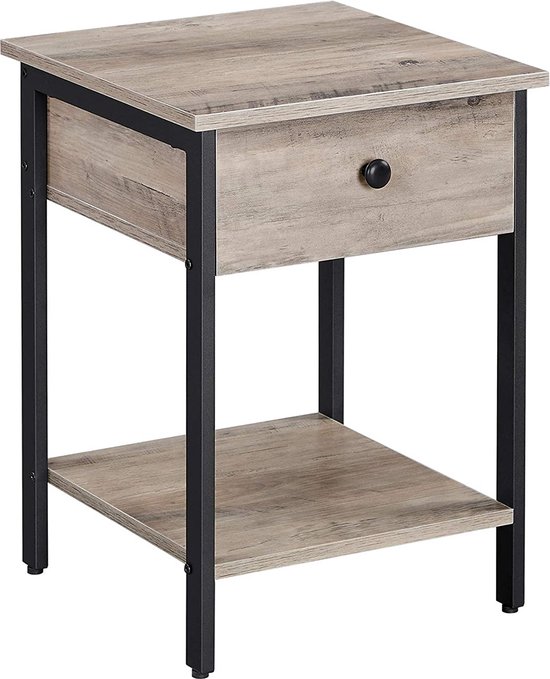 SoBuy FBT66-Wx2 Lot de 2 Tables de Chevet Tables de Nuit Bout de Canapé