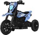 Elektrische kindermotor - Elektrische motor -Elektrische kinderauto met 2 vaste overmaatse banden - voor kinderen vanaf 2 jaar - 6V 380 Moter -6 V - 4500Mah- 86 x 50 x 56 cm - Blauw