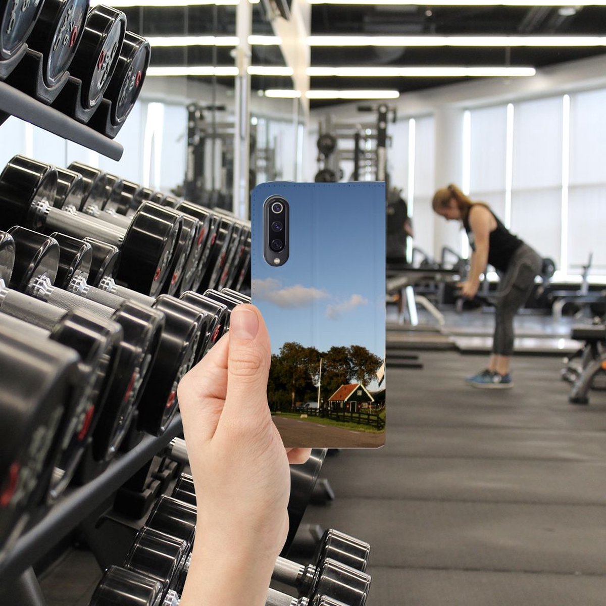 Book Case voor Xiaomi Mi 9 Book Cover Molen
