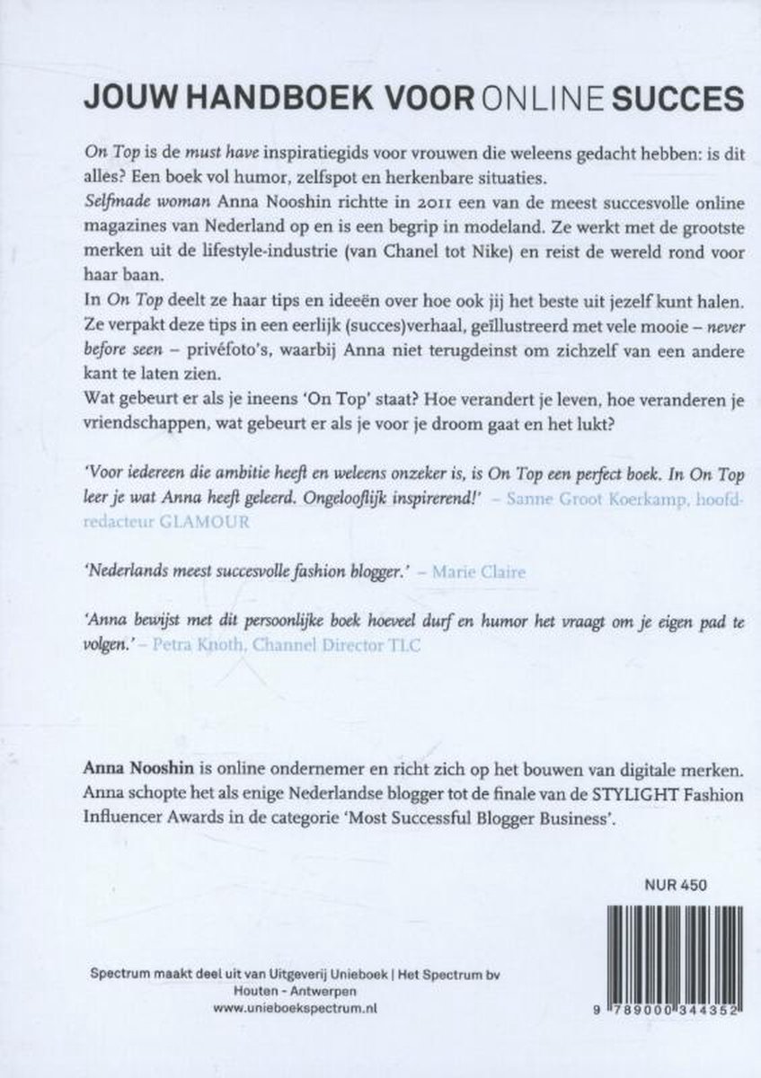 On top - back cover