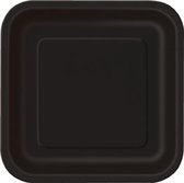 UNIQUE - Set grote zwarte vierkant borden