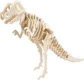 3D Hout constructieset met APP, T-rex, h: 20 cm, l: 25 cm, triplex, 1stuk, b: 18 cm