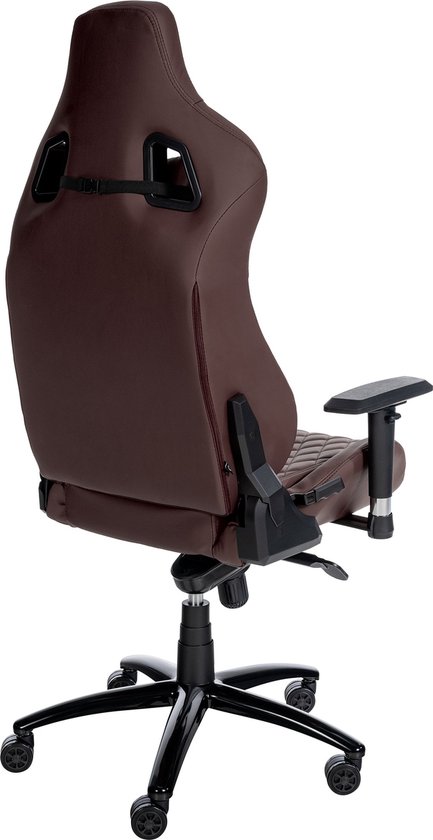 CLP Amadora Bureaustoel - Ergonomisch - Voor volwassenen -, Kleur:licht bruin, materiaal:Imitatieleer CLP Amadora Bureaustoel - Ergonomisch - Voor volwassenen -, Kleur:licht bruin, materiaal:Imitatieleer