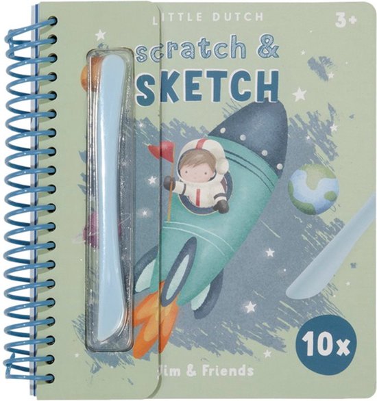 Little Dutch Krasboek - Jim & Friends
