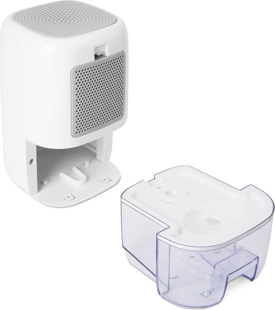 Luchtontvochtiger, mini-ontvochtiger, elektrische luchtontvochtiger met stil, automatische 800 ml, kamerontvochtiger voor keuken, slaapkamer, badkamer, automatisch ontdooien, HD-display, 300 ml/T (wit geel Luchtontvochtiger, mini-ontvochtiger, elektrische luchtontvochtiger met stil, automatische 800 ml, kamerontvochtiger voor keuken, slaapkamer, badkamer, automatisch ontdooien, HD-display, 300 ml/T (wit geel