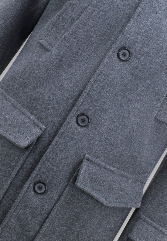 Manteaux ajusté veste homme hiver avec capuche -8931- Grijs