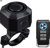 Fietsalarm met Afstandsbediening - Fietsslot Met Alarm - Draadloos USB-C Waterdicht Motorfiets Tracker en Scooter Anti-Diefstal Alarmsysteem