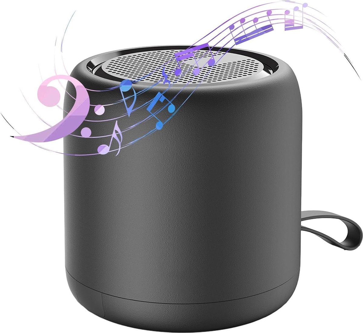 Draadloze Draagbare Luidspreker F11 Mini-luidspreker Waterdicht & TWS-stereokoppeling & Subwoofer & Spraakoproepfunctie & Type-C Snelladen, Waterproof Wireless Speaker 24 Uur Batterijduur Verjaardag-Cadeau-Muziek