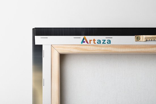 Artaza Peinture sur toile Chat Vintage dans la forêt – 30 x 20 – Klein – Photo sur toile – Impression sur toile